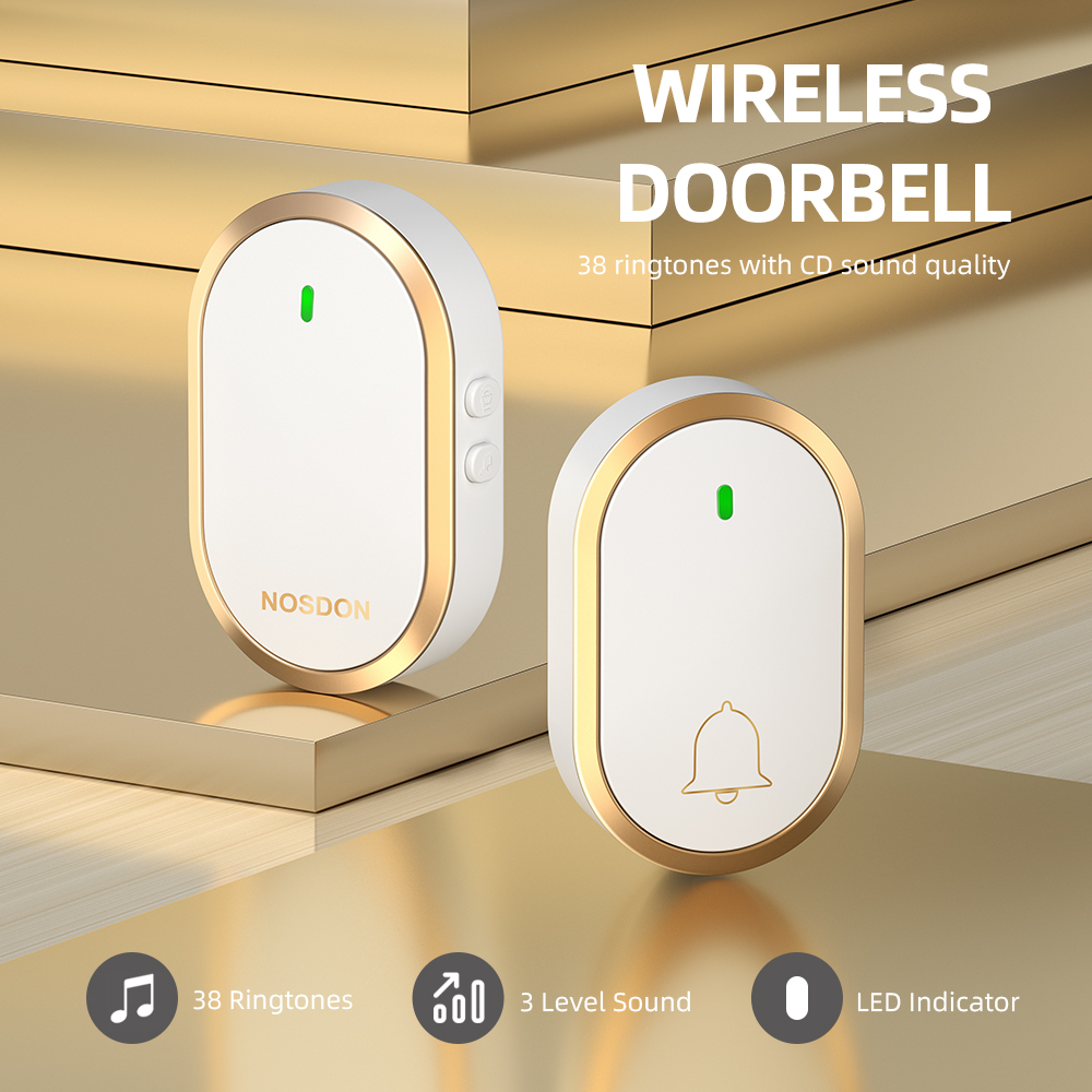 Wireless Doorbell home intelligent ultra-long-range electronic remote control waterproof door Ling