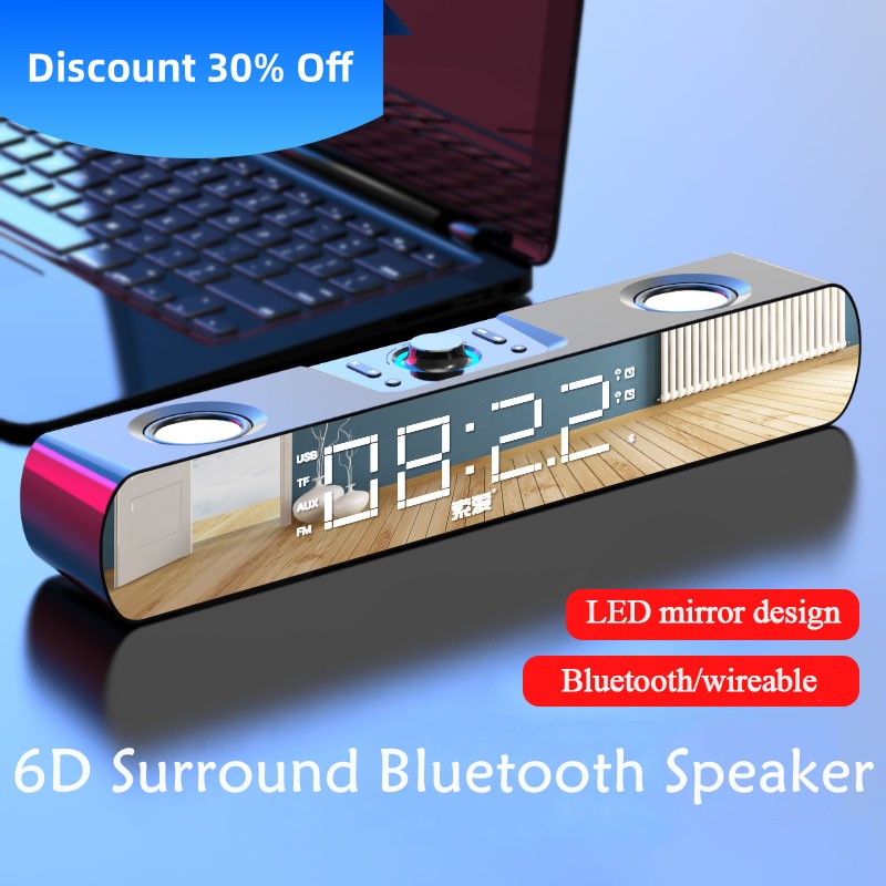 SH16 Bluetooth Speaker Imported Top Brands 6D Surround Stereo Subwoofer Bar Speaker