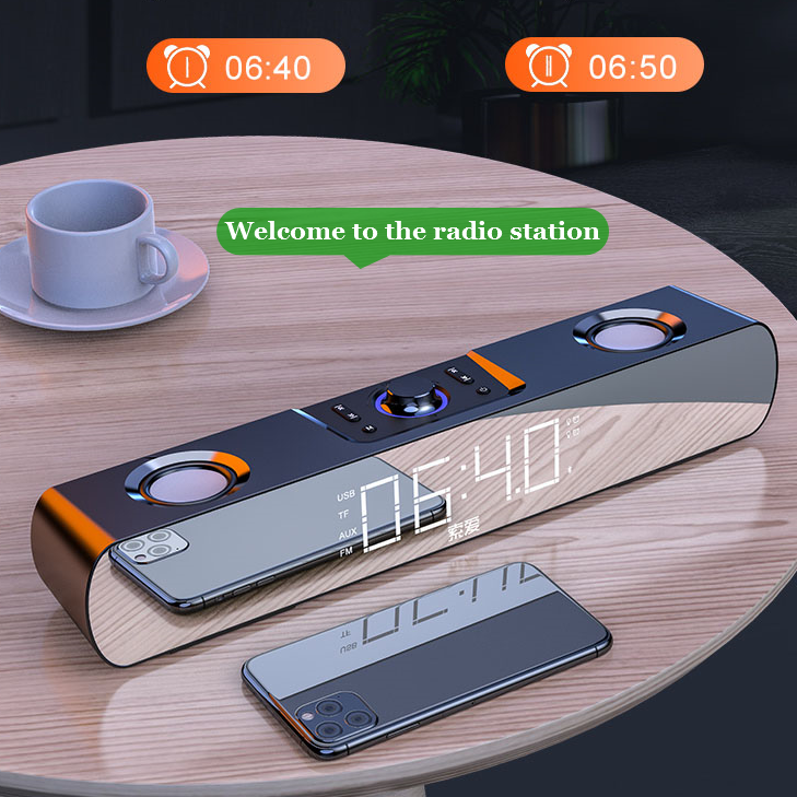 SH16 Bluetooth Speaker Imported Top Brands 6D Surround Stereo Subwoofer Bar Speaker