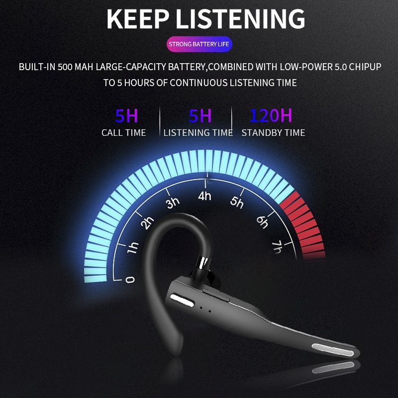 YYK-525 Bluetooth headset waterproof monaural business wireless Bluetooth headset