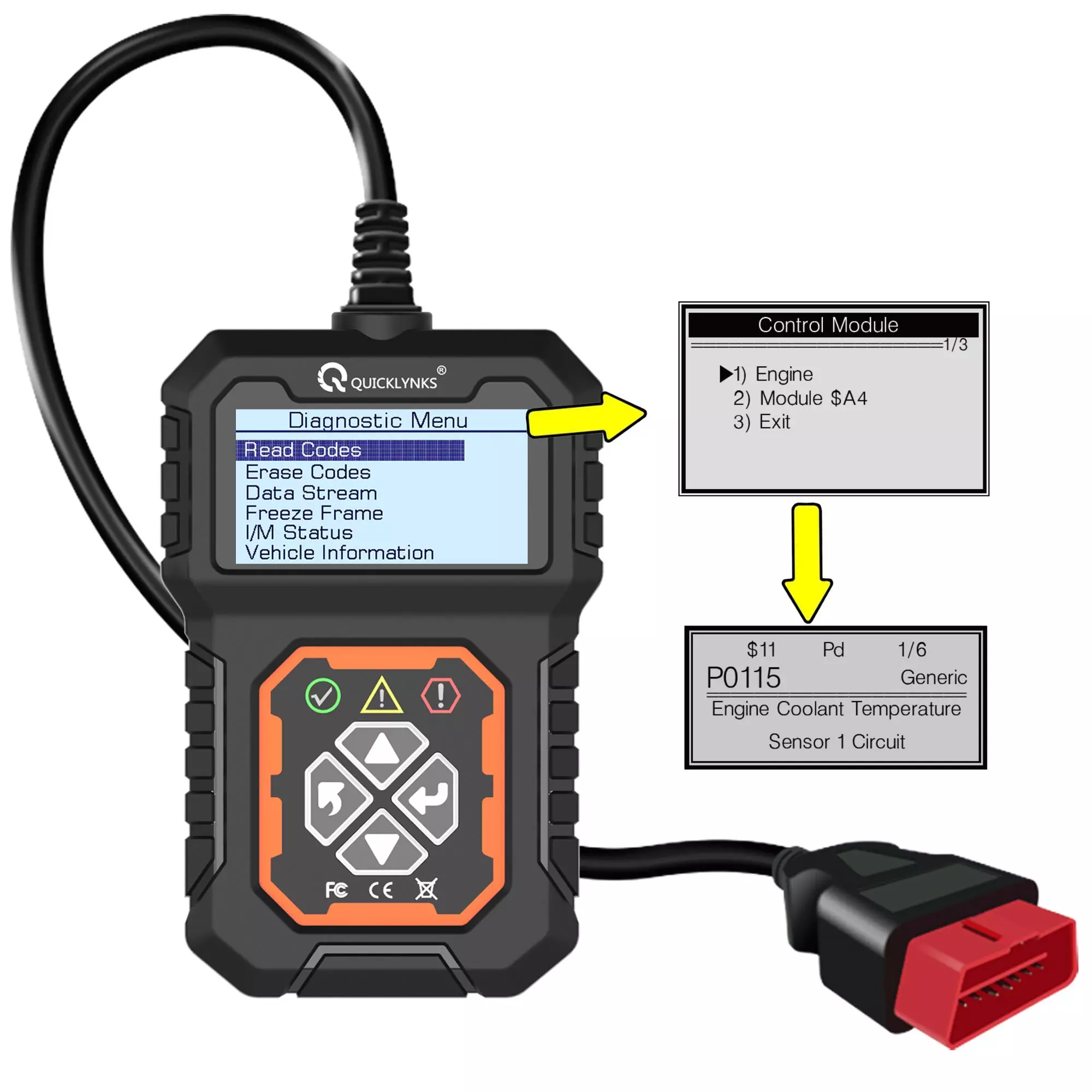2023 NEW OBD2 Car Fault Diagnostic Apparatus