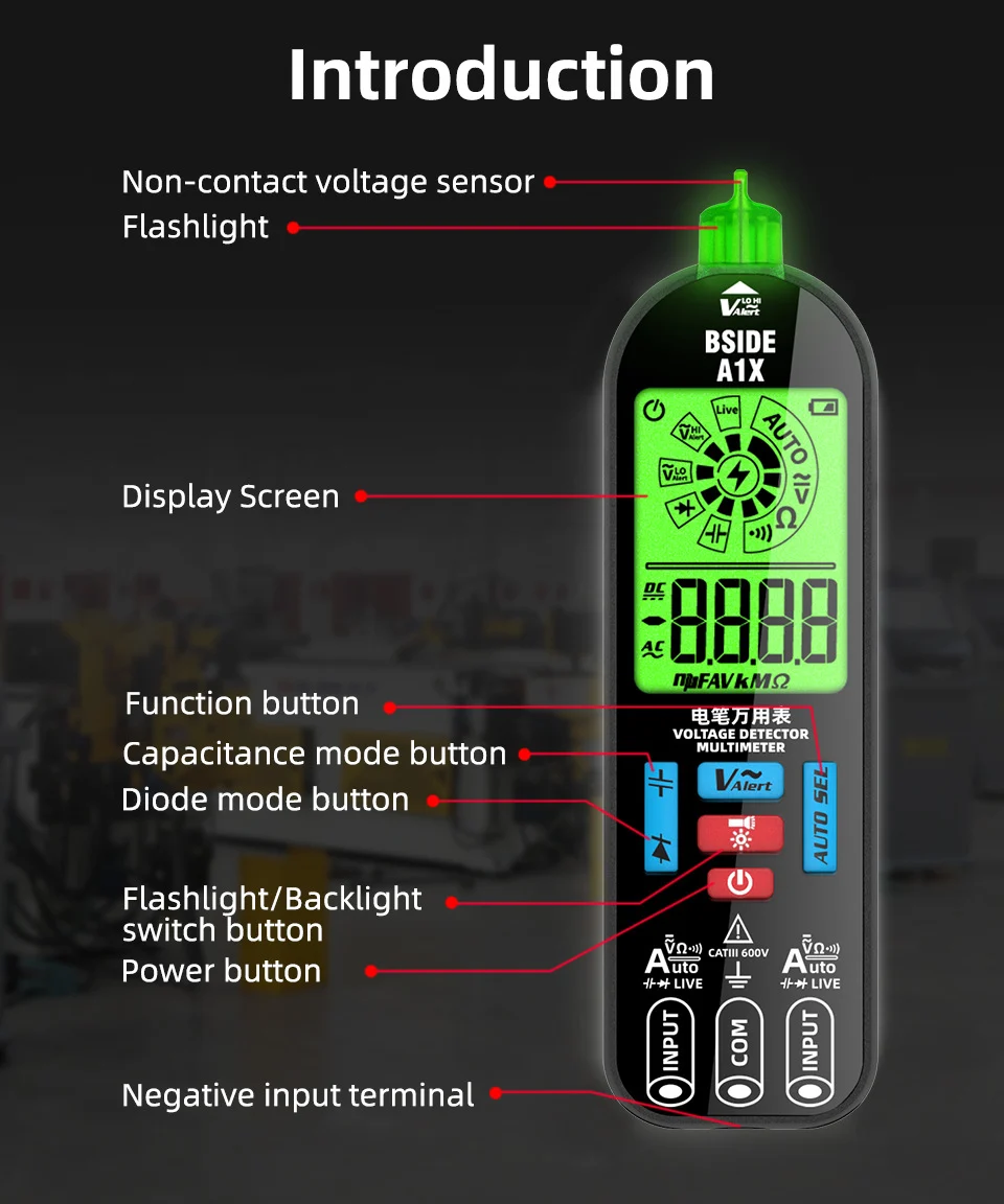 BSIDE A1X Digital Multimeter