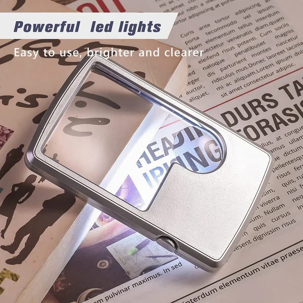 Magnifying Glass Reading Tool With LED Light（buy 1 get 1 free）