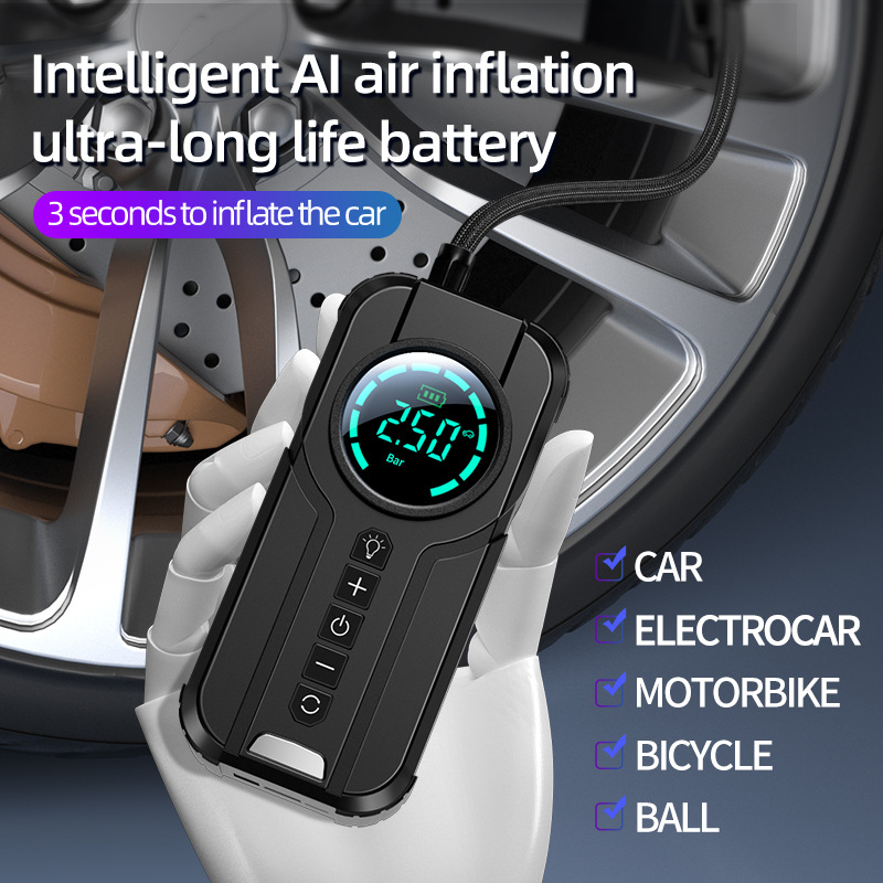 [New upgrade of technology] Car inflatable pump