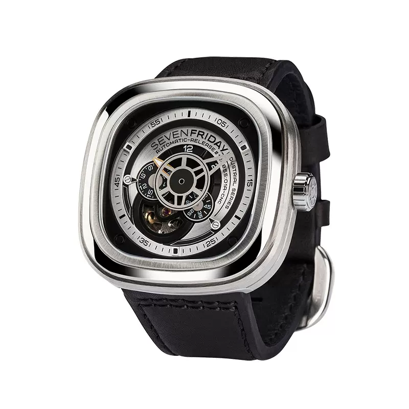 Swiss fully automatic hollowed out mechanical wristwatch