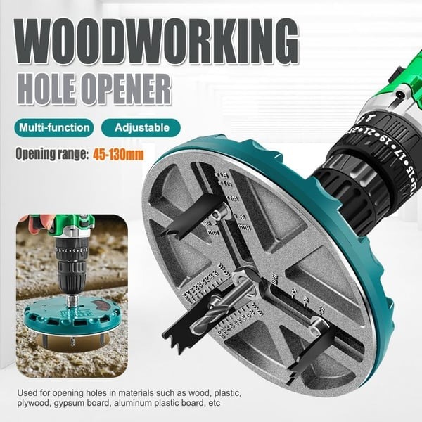 Black Friday - 20% off for a limited time-Adjustable punch saw tool for drilling