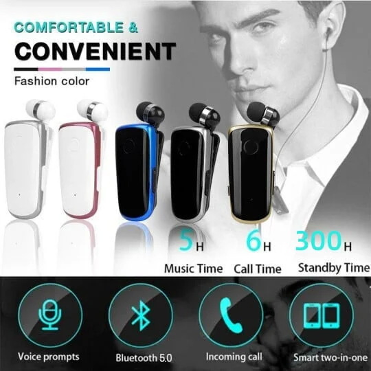 ⚡Hot Sales 49% OFF⭐Collar-clip Bluetooth Headset