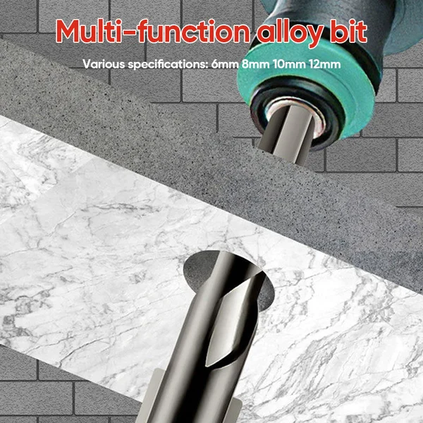 ⚡Hot Sales 40% OFF⭐High-strength eccentric twist drill bit（6+8+10+12mm）