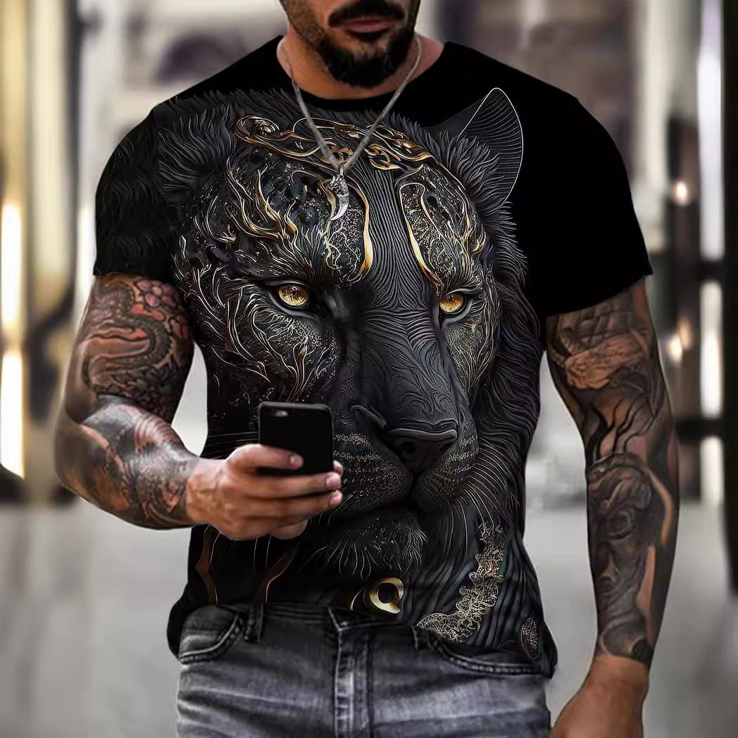 Hot sale 49% off-3D Printed Personalized Retro Men's Breathable T-shirt