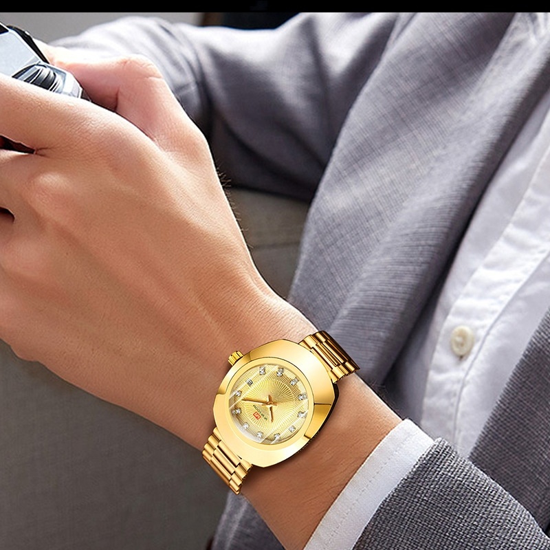 Gold Diamond Waterproof Luxury Watch