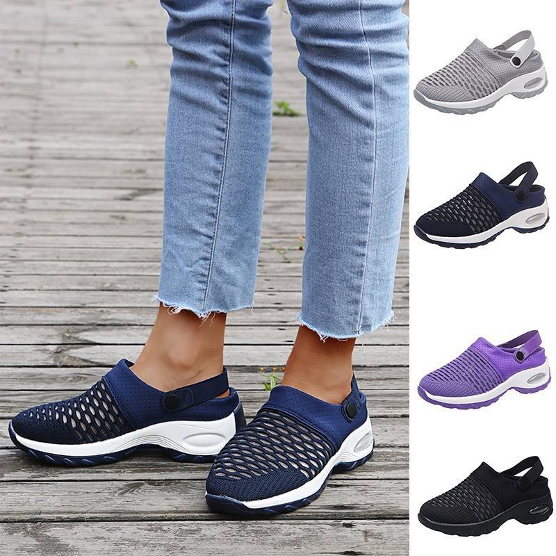 Women Walking Shoes Air Cushion Slip-On Shoes
