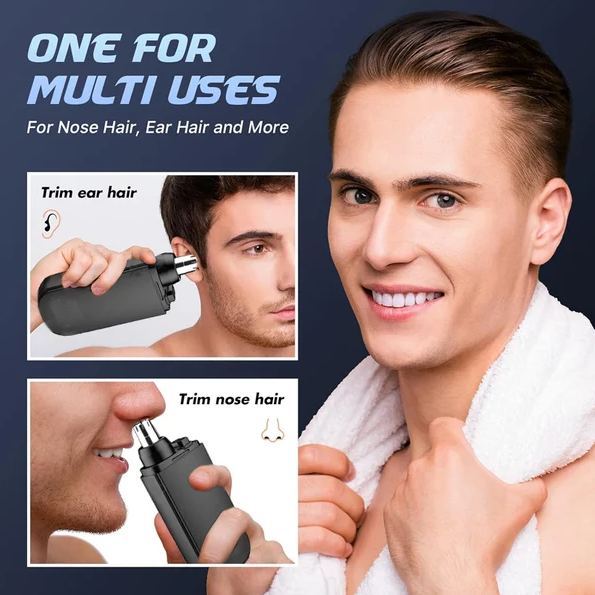 Portable Nose Hair Trimmer (Painless &amp; Precision)