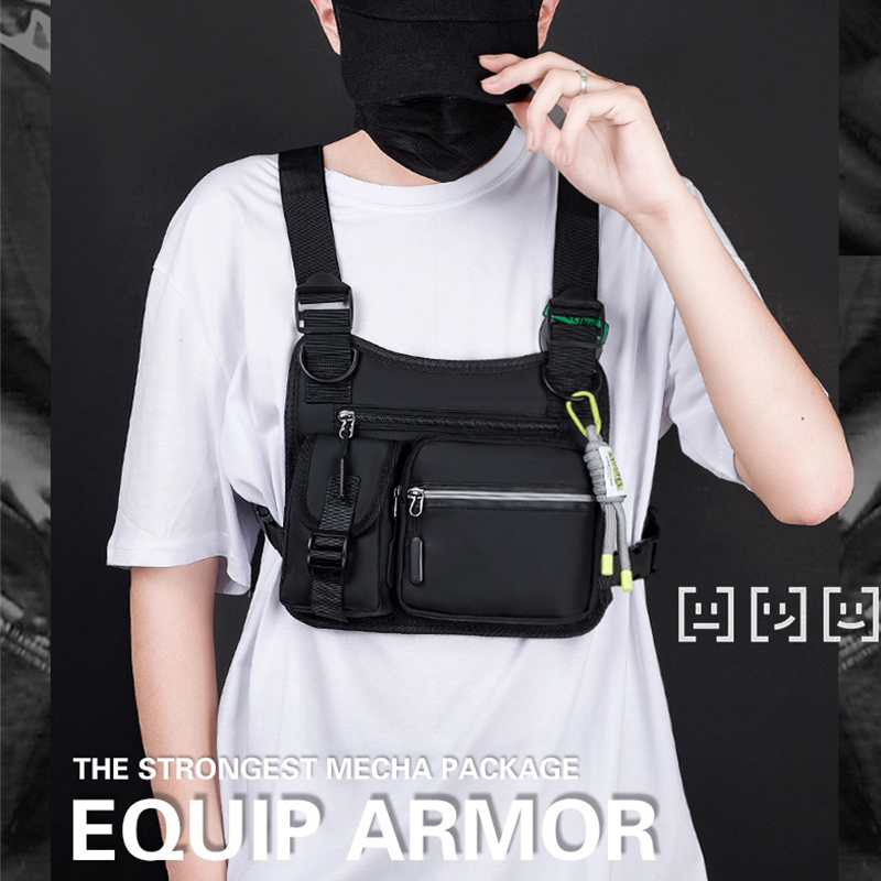 Adjustable Zipper Multi-functional Tactical Chest Bag