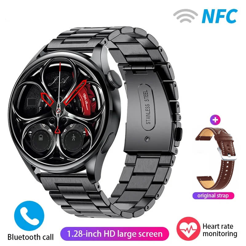 Painless Blood Glucose &amp; Oxygen Monitoring Smart Bluetooth Health Watch