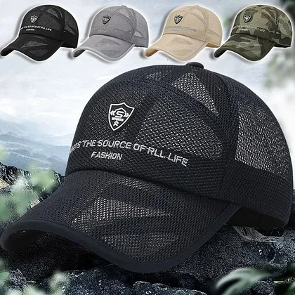 Men’s Outdoor Breathable Mesh Baseball Cap【Buy 1 Get 1 Free】
