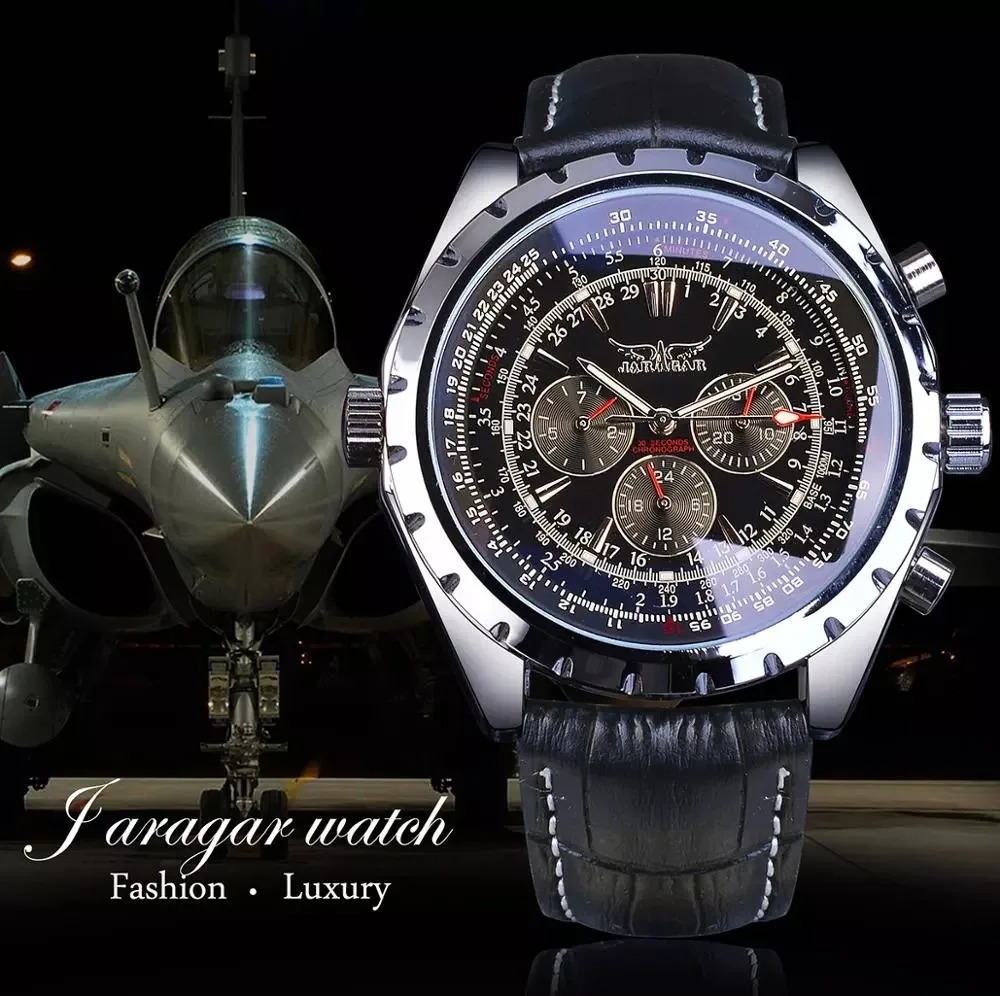 2024 NEW JARGAR Automatic mechanical Men's Watch Top Brand Fashion Casual Watches