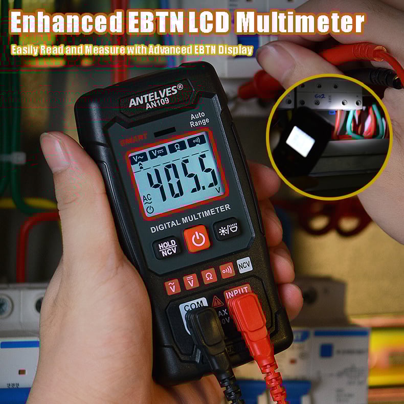 ⭐Hot Sale 40% OFF❤️Enhanced EBTN LCD Multimeter