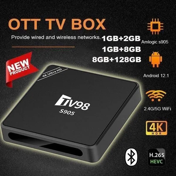 TV98 S905 Android 12.1Smart TV BOX