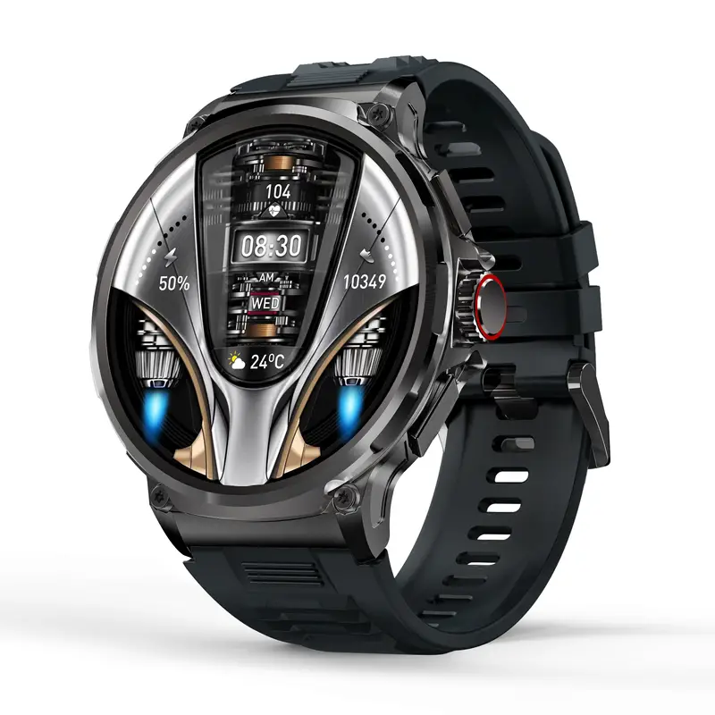 Outdoor Sports Smartwatch - 100+ Sports Modes, Fitness Tracker, Steps, Sleep Monitor, Music and Durable Smartwatch