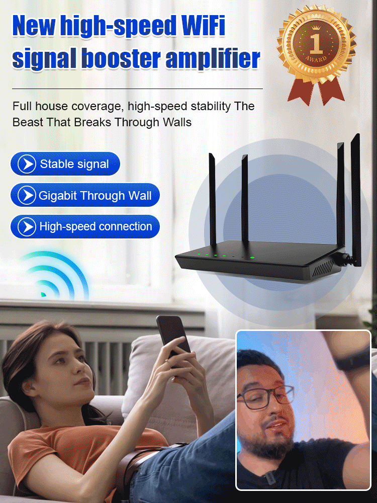 New high-speed WiFi signal booster amplifier