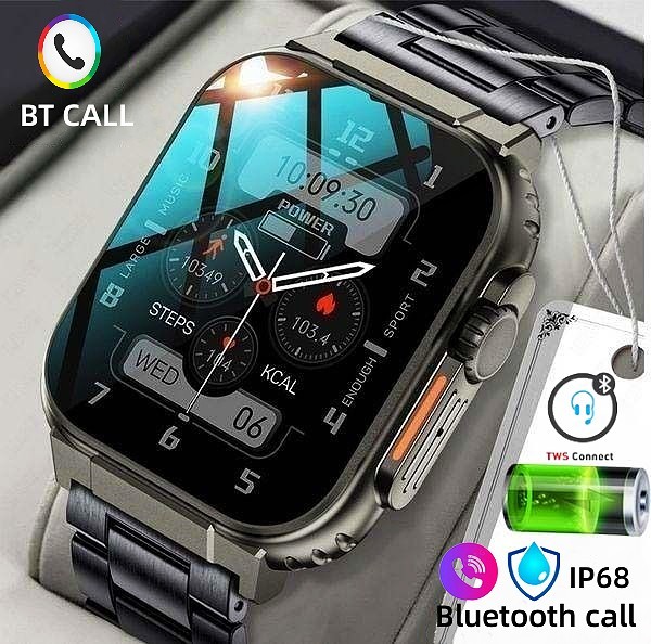 Fashion waterproof fitness and health monitoring smart watch