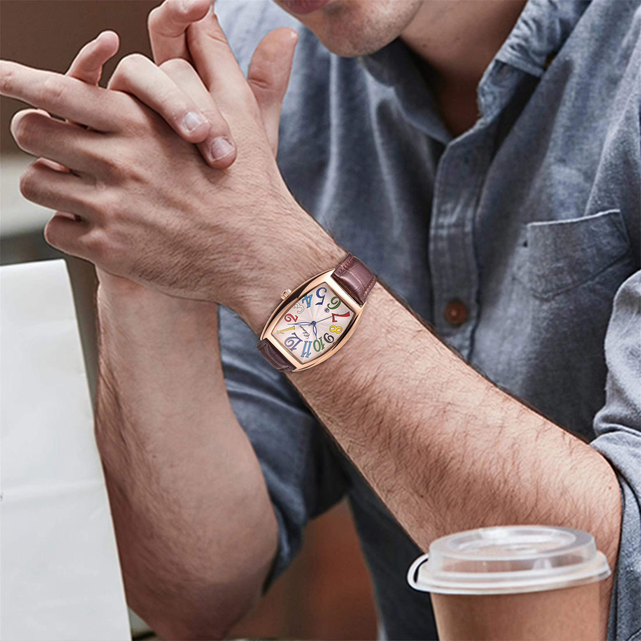 Chenxi colorful digital watch