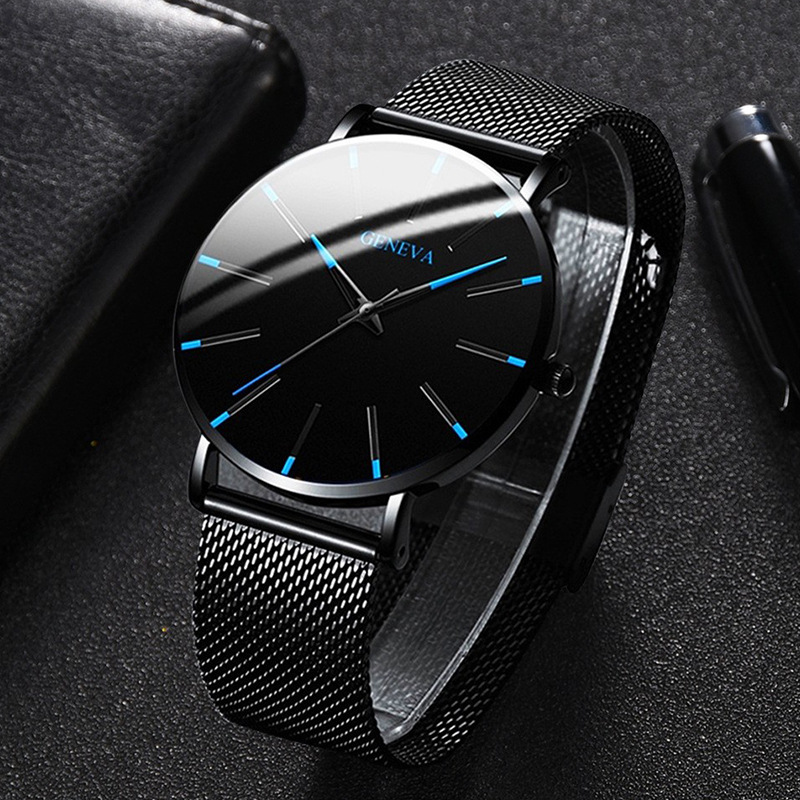 ⚡Hot Sales 40% OFF⭐Fashionable blue needle men's watch