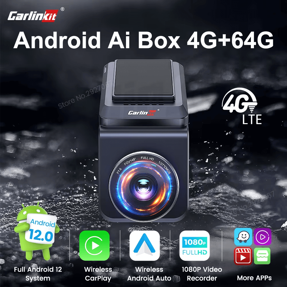 2024 NEW 4 in 1CarPlay HD DASH CAM
