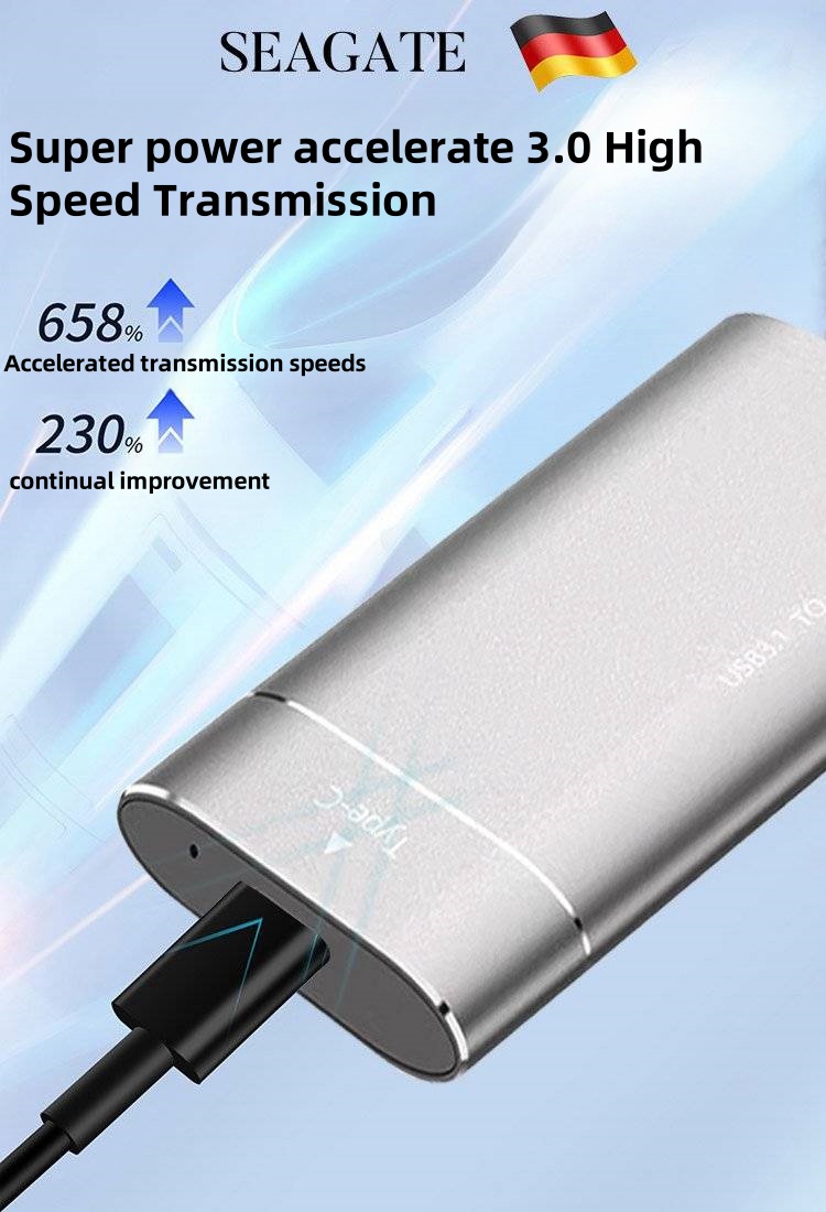 The latest technology portable SSD
