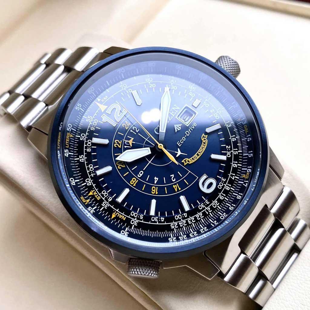 Blue Angels-Fashionable Men's Eco-Drive Quartz Watch
