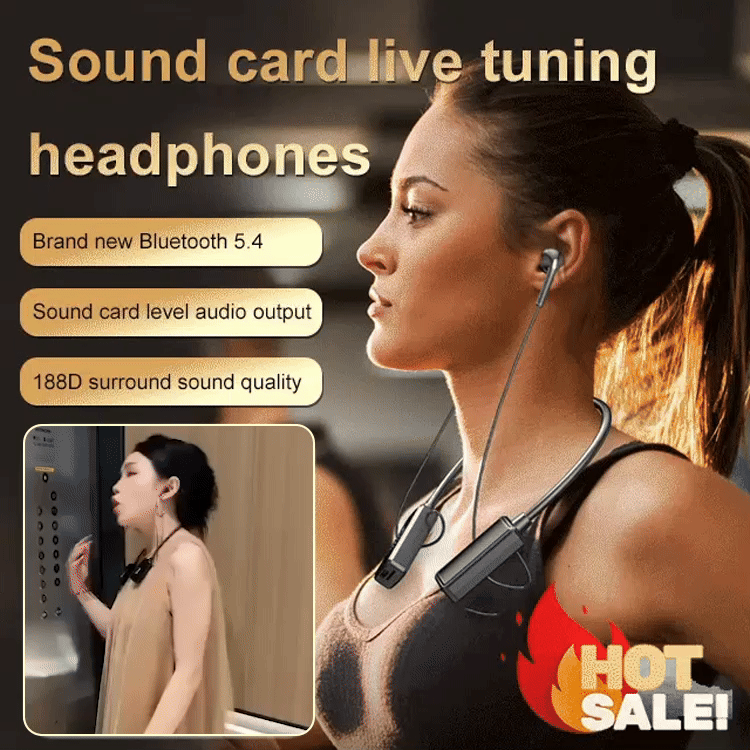 Hot-selling Wireless Sound Card Live Broadcasting and Audio Editing Earphones