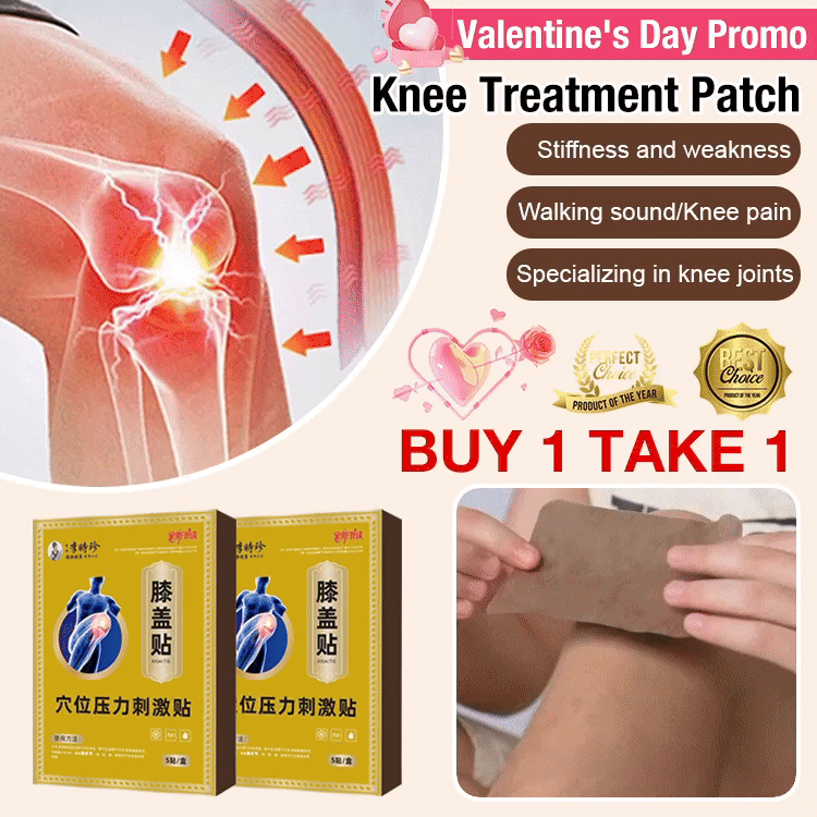 Promo to save 100p for Buy 1 Take 1-Knee Treatment Patch-Recommended by orthopedic experts, cure knee problems in seven days!
