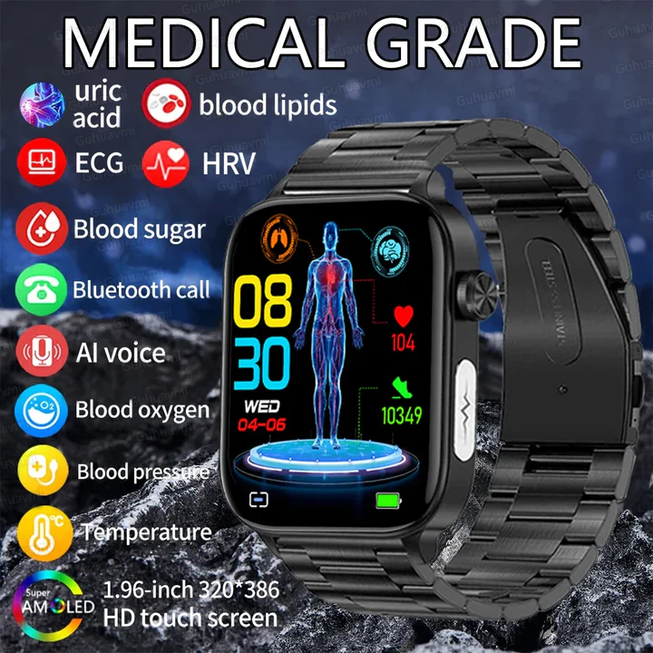 GluHealth AI Medical Diagnostic Watch