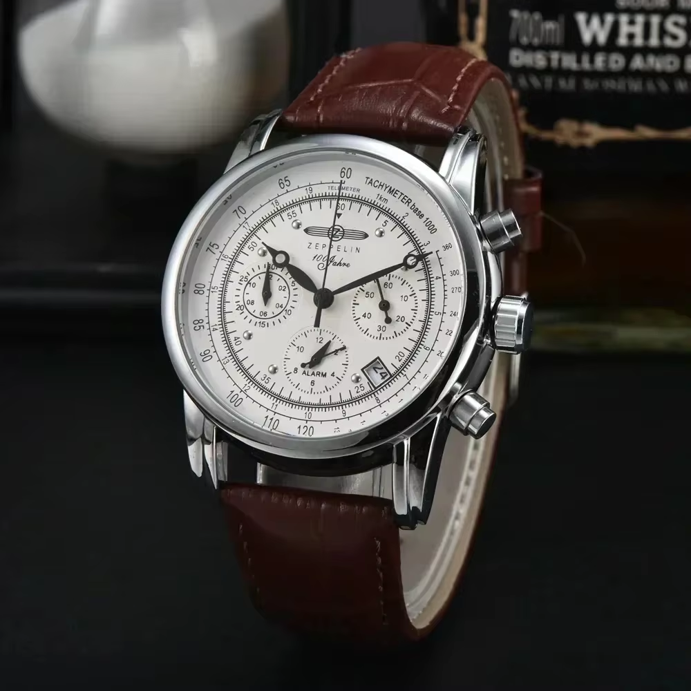 ZEPPELIN 100th Anniversary Men's Quartz Chronograph Watch 7680-1N