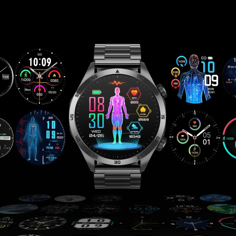 2025 New Laser ECG PPG Heart Rate Health Tracker Smart Watch
