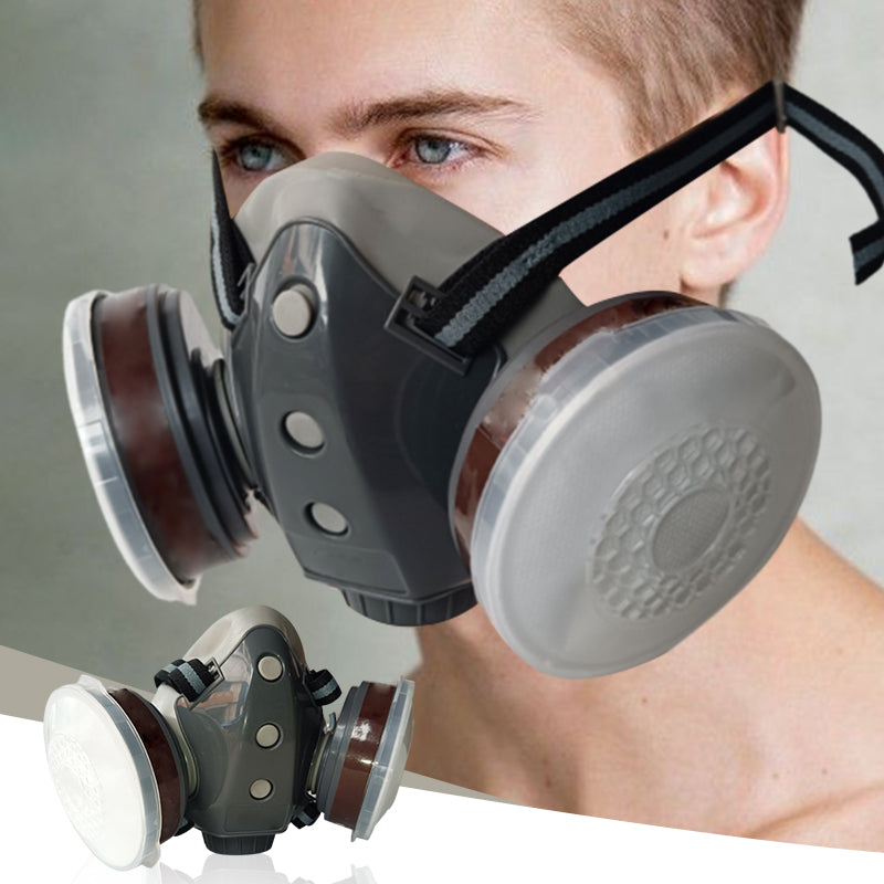 Limited time 50% off! —— Activated Carbon Anti-Dust Double Tank Gas Mask