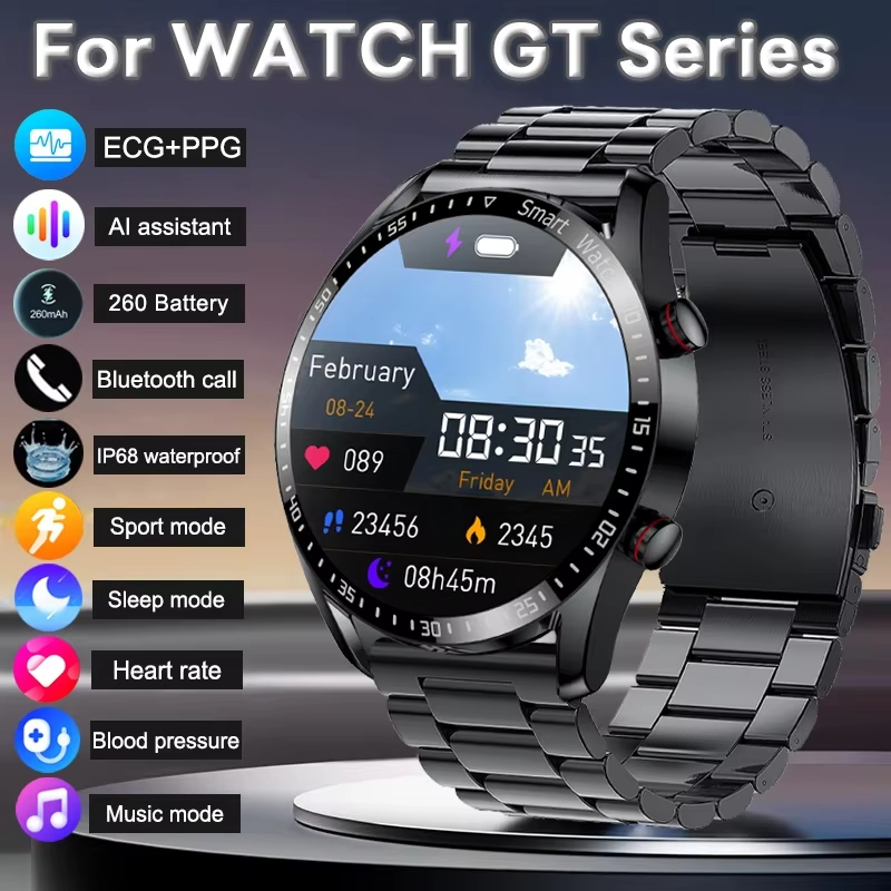 2025 New Laser ECG PPG Heart Rate Health Tracker Smart Watch