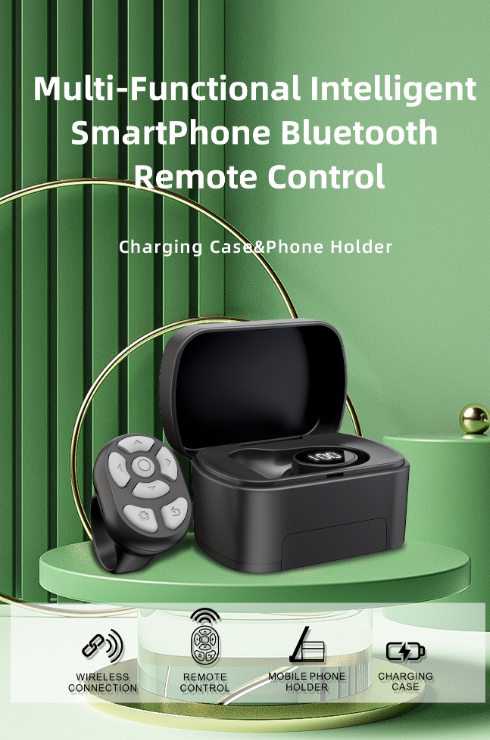 Cell Phone Finger Ring Bluetooth-Compatible RemoteControl Automatic Page Turner