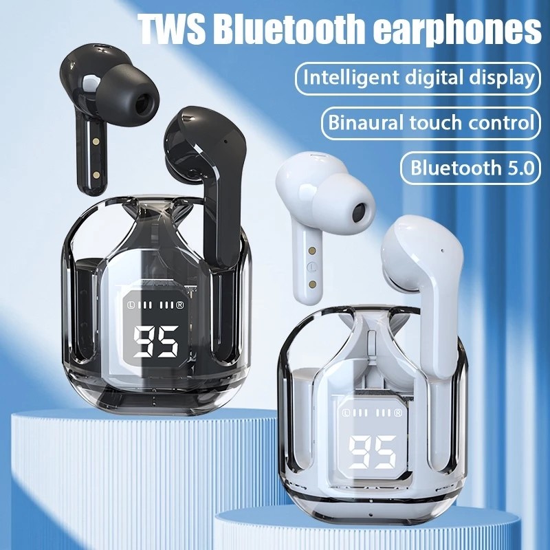 Digital display Bluetooth headset XT16 stereo music game sports long battery life