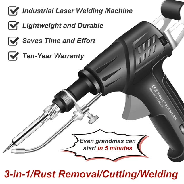 New soldering gun set with light