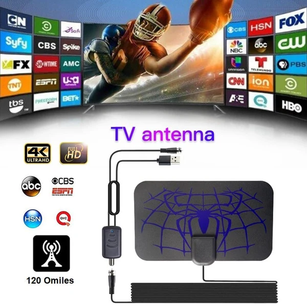 HDTV cable antenna 4K (5G chip, can be used worldwide)