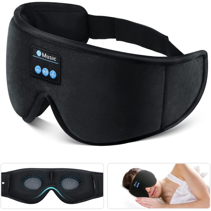 3D Bluetooth Eye Mask with Wireless Headphones YR-04