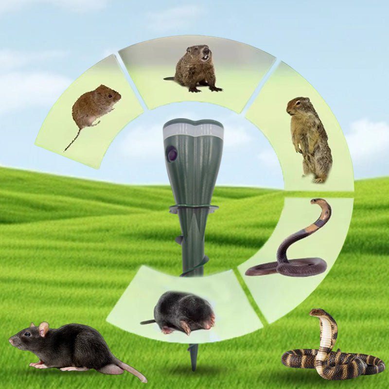 Solar Waterproof Screw-Type Mouse Repellent, Bird Repellent