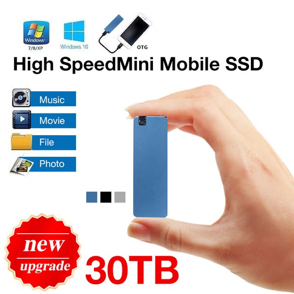 New Upgraded Portable SSD - Plug and Play