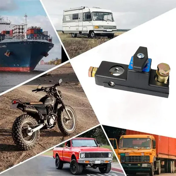 Heavy-Duty Copper Battery Disconnect Switch ✦ Universal 12V/24V Power Cut-Off