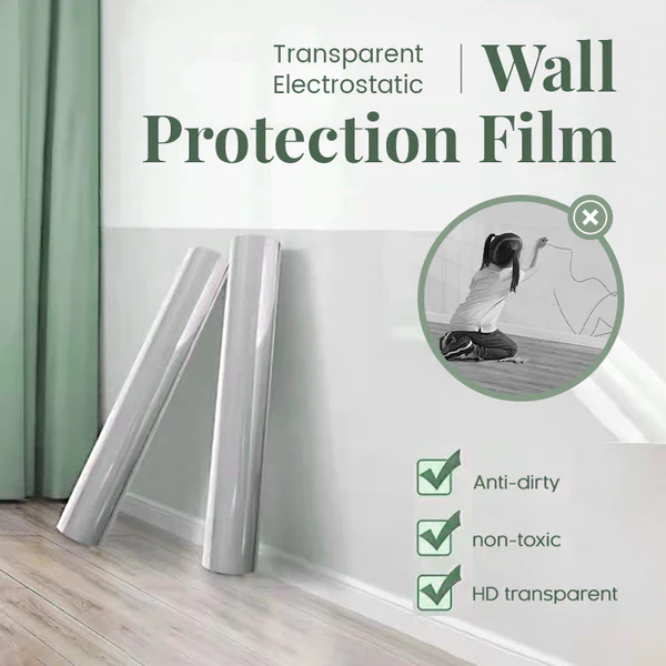 Self-AdhesiveTransparentElectrostatic WallProtection Film