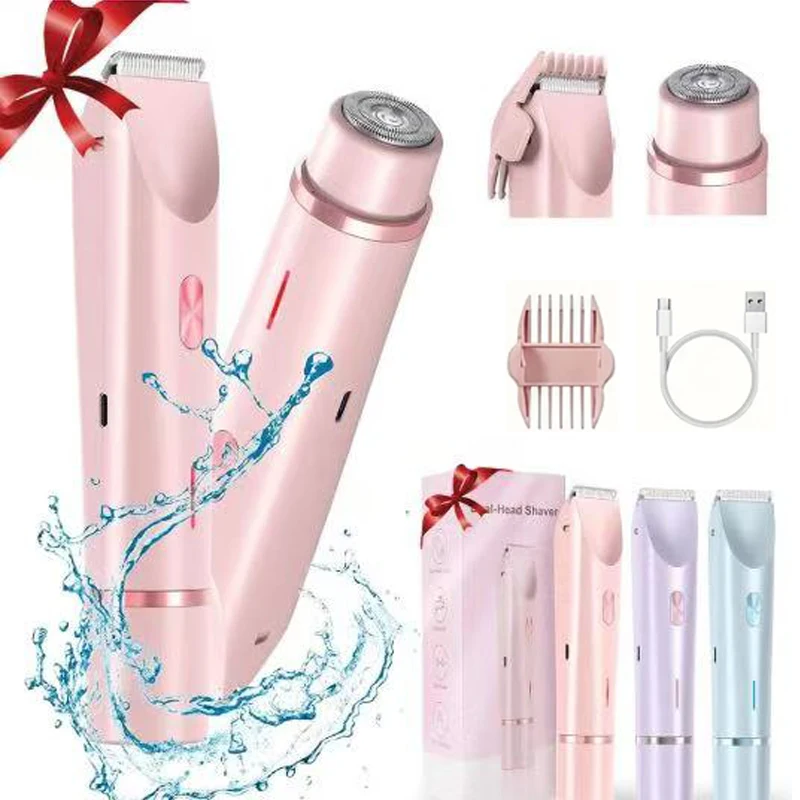 Electric Razor Woman Shaver Painless Women Mustache Epilator Leg Bikini Body Hair Trimmer for Women Facial Epilator Hair Remover