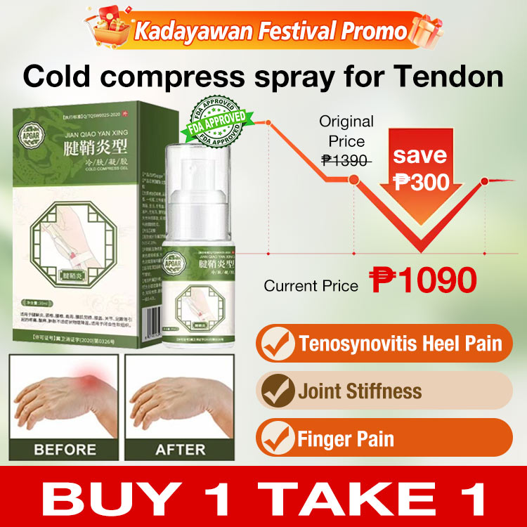 Tenosynovitis Heel Pain Spray - Great for Tenosynovitis / Tingling Finger / Joint Pain / Muscle Soreness（Buy 1 Free 1 ）