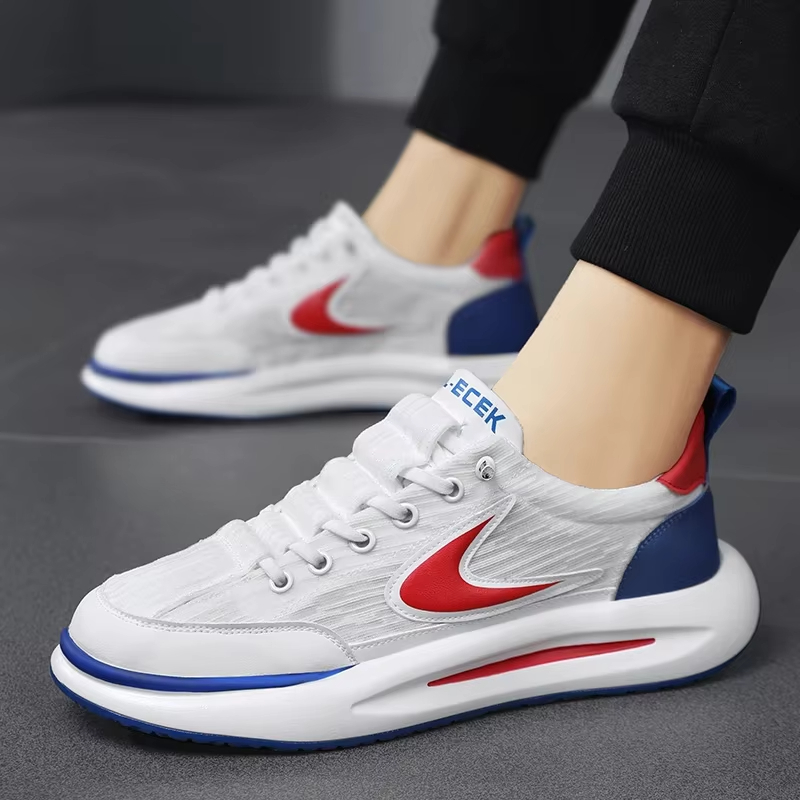 Fashion 2025 new breathable mesh men's casual sports shoes