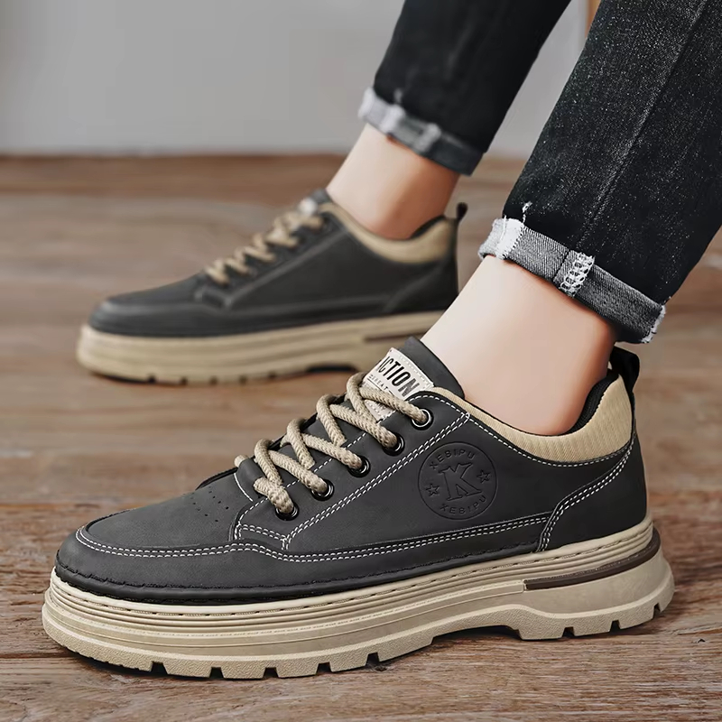 New trendy men's Martin boots, versatile, comfortable, non-slip and fashionable casual shoes